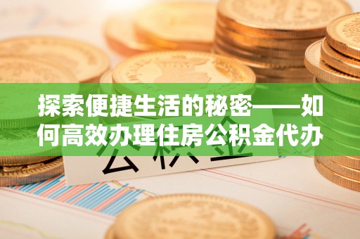 漠河探索便捷生活的秘密——如何高效办理住房公积金代办提取