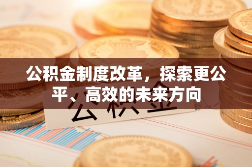 漠河公积金制度改革，探索更公平、高效的未来方向