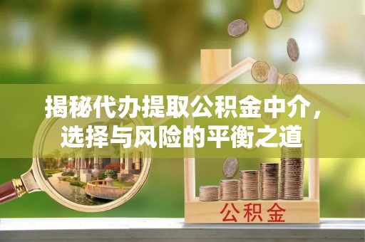 漠河揭秘代办提取公积金中介，选择与风险的平衡之道
