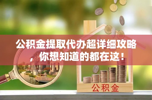 漠河公积金提取代办超详细攻略，你想知道的都在这！