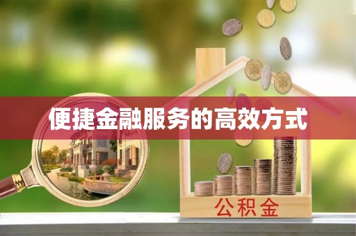 漠河便捷金融服务的高效方式