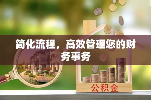 漠河简化流程，高效管理您的财务事务